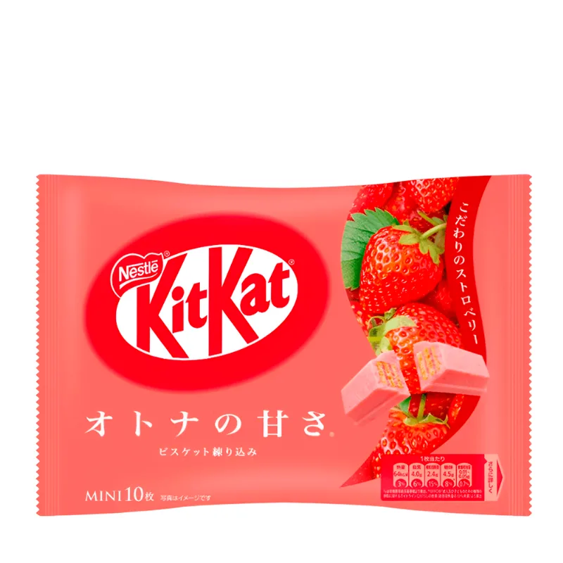Biscoito KitKat Sabor Morango Nestlé – 113g