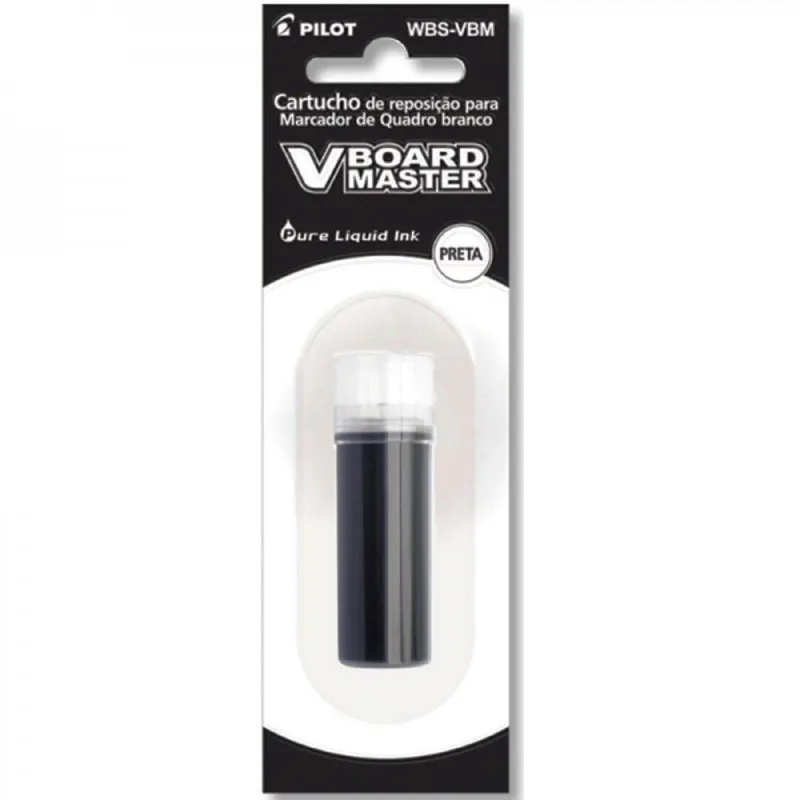 Refil Para Marcador V-board Master (quadro Branco) Preto - PILOT