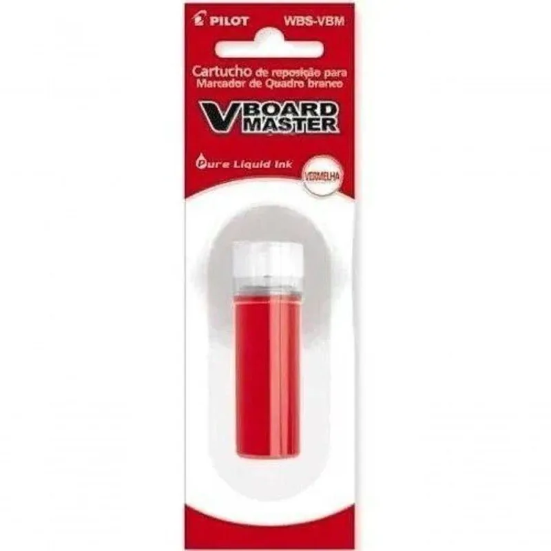 Refil Para Marcador V-board Master (quadro Branco) Vermelho - PILOT