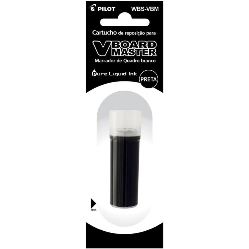 Tinta Marcador Quadro Branco Refil 5,5ML Preto WBS-VBM - PILOT