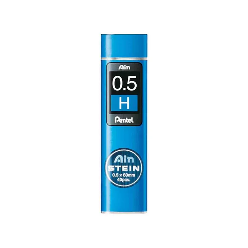 Estojo Mina Grafite Pentel Ain Stein 0.5mm H C/40 Unidades