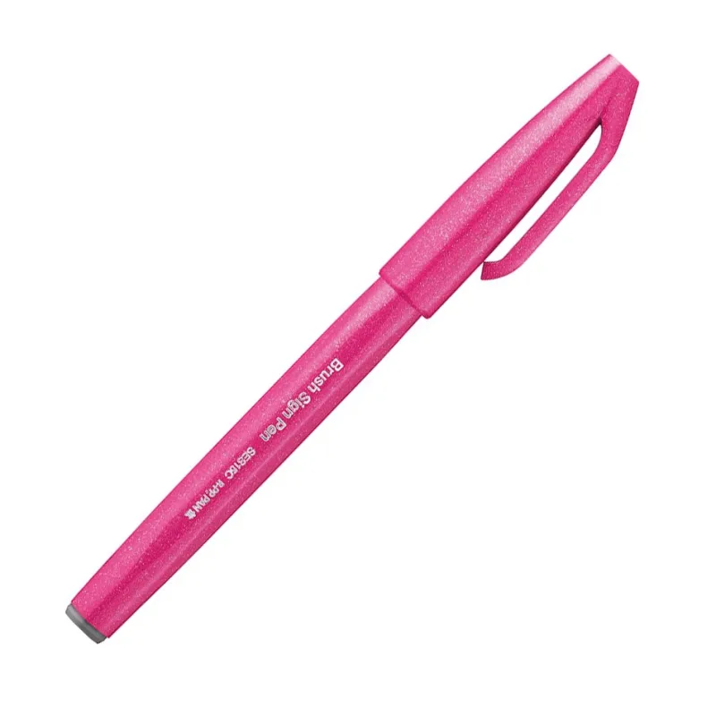 Caneta Brush Sign Pen Rosa - LC