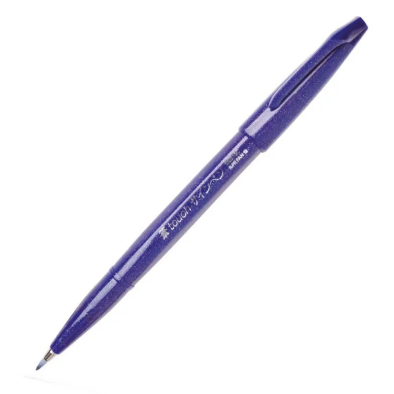 Caneta Brush Sign Pen Touch Pentel Cor Violeta