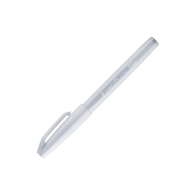Caneta Brush Sign Pen Cinza Pastel