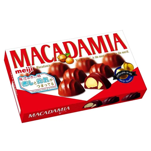 Choc Macadamia Meiji 64g - MEIJI