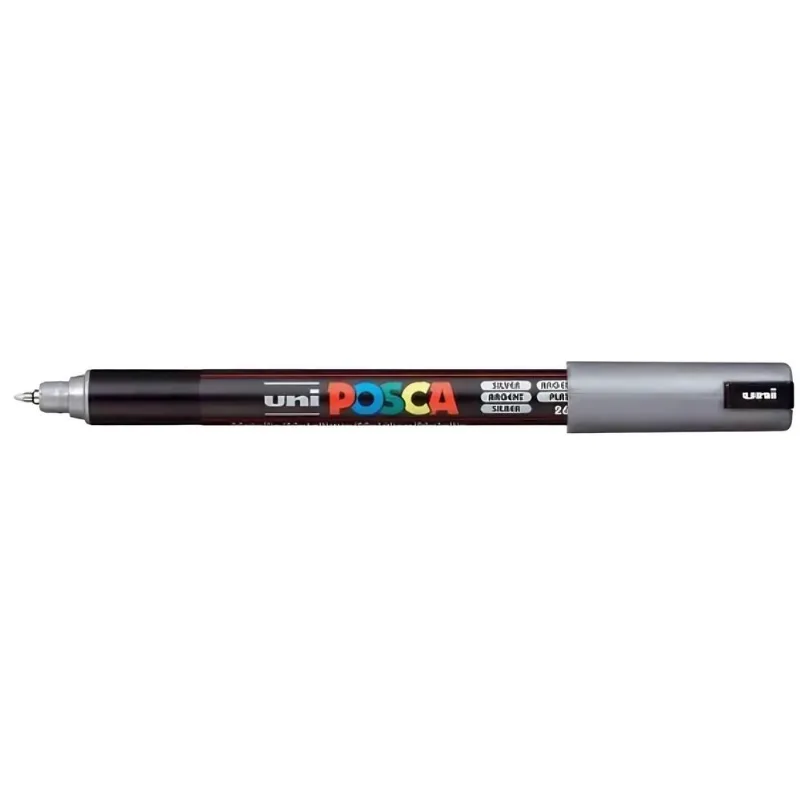 Marcador Permanente Posca Prata 0.7mm