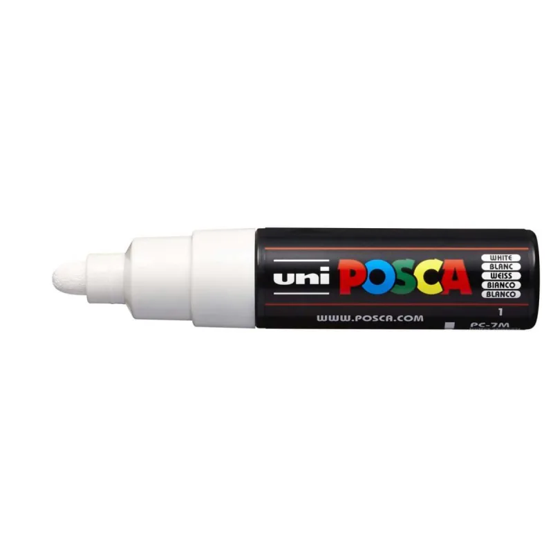 MARCADOR PERMANENTE PC-7M BRANCO POSCA - Cis