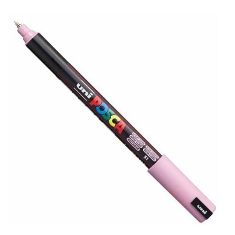 Caneta Marcador Perma Uni Posca 0.7mm Rosa Claro