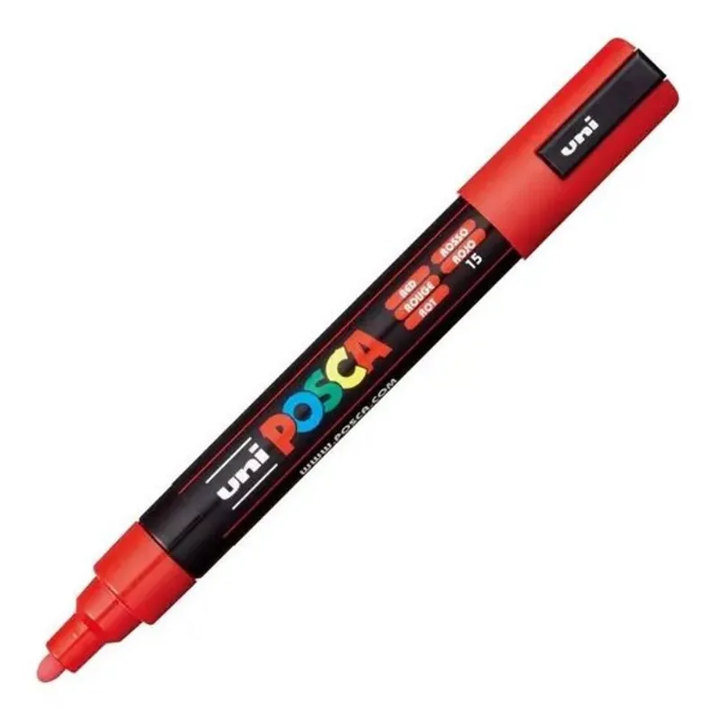 Marcador Permanente Posca Vermelho