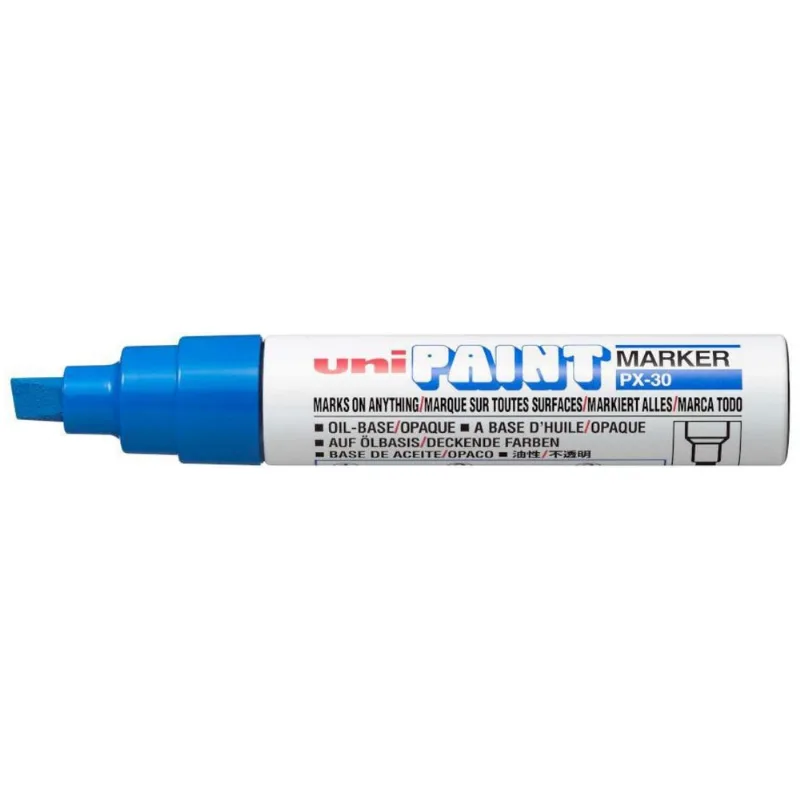 Marcador Permanente Uni Paint Marker Px30 Azul