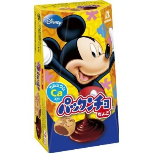 Biscoito Morinaga Mickey Recheado Chocolate - MORINAGA