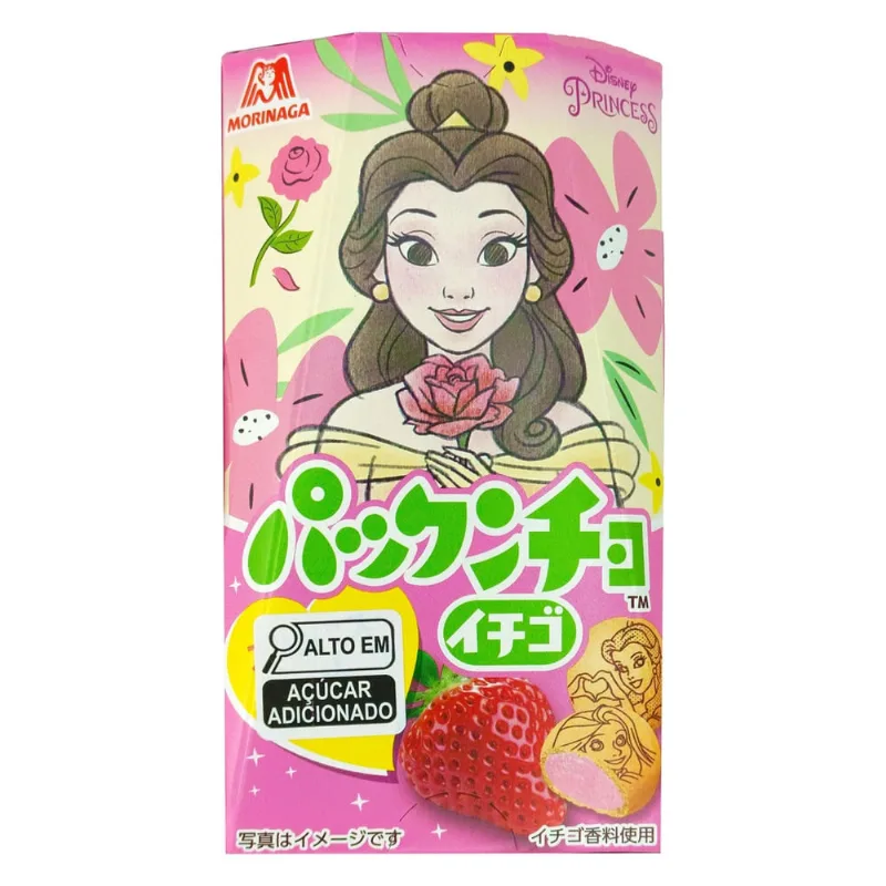 Biscoito Pakkucho De Morango Morinaga 45g