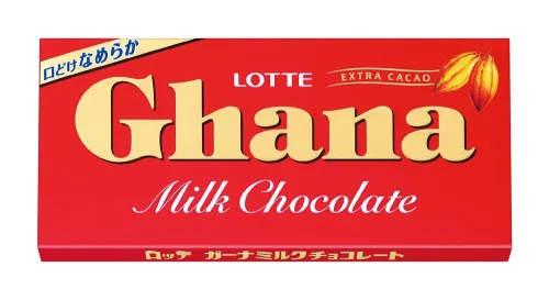 Choc Lotte Ghana Ao Leite 45g - LOTTE