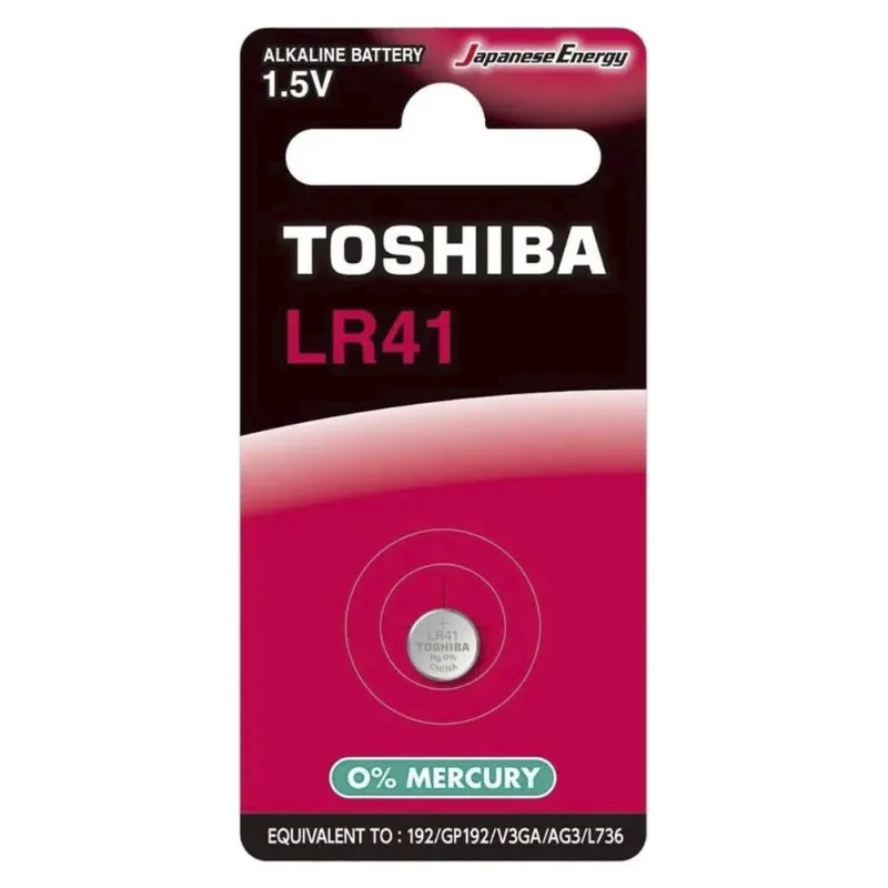 Bateria Alcalina Toshiba LR41 75261 (MP)