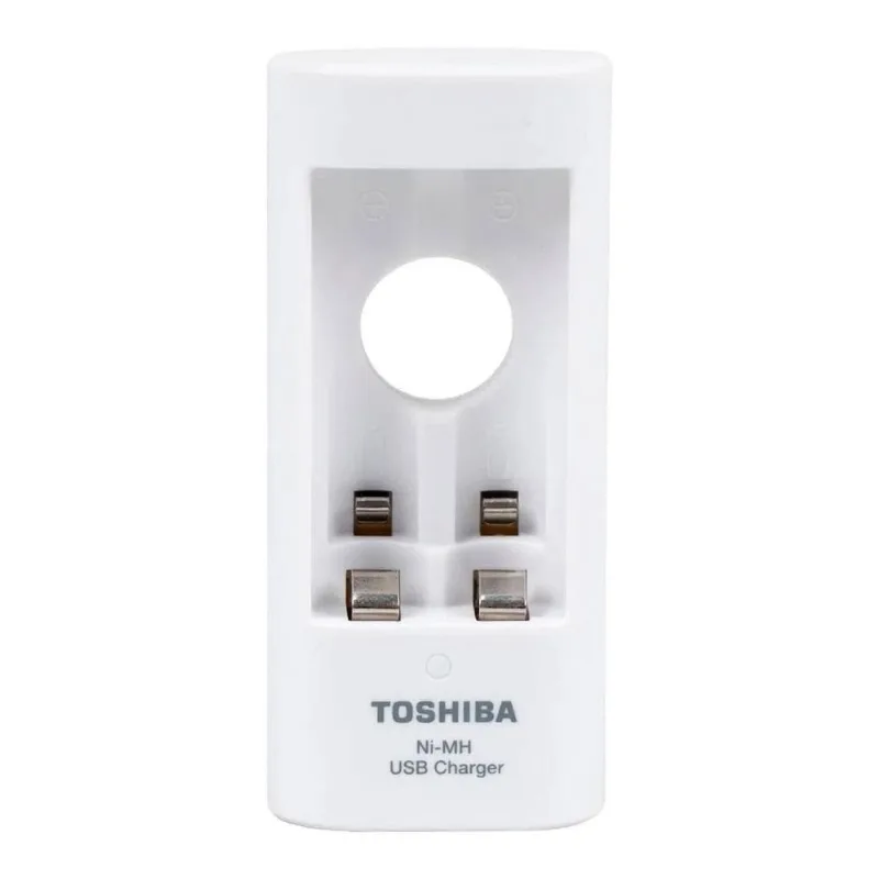 Carregador De Pilhas Toshiba USB AA/AAA Com 2 AA 73204 (MP)