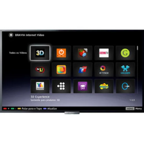 Smart Tv 3d Led 55 Sony Kdl55w955a Full Hd 4 Hdmi 3 Usb Wifi 960hz 4 Óculos 3d - SONY