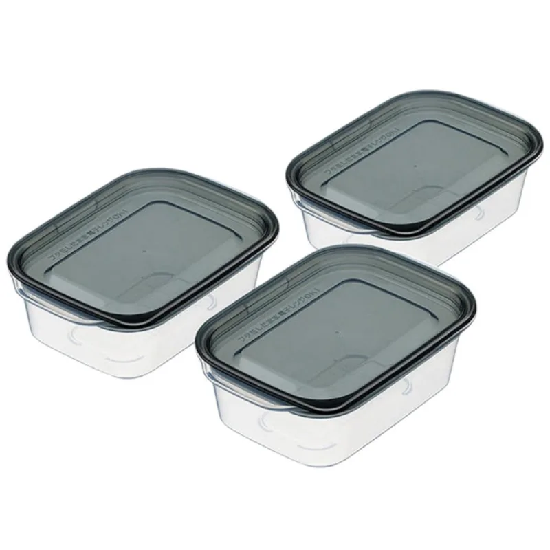 Conjunto De Potes Watts 180ml 3 Peças Inomata Cinza 330333 (MP)