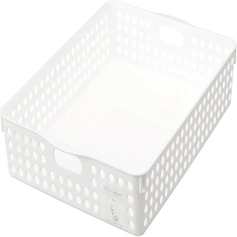 Cesto Organizador Watts A4 35,5x8,1x6,4cm Branco (MP)