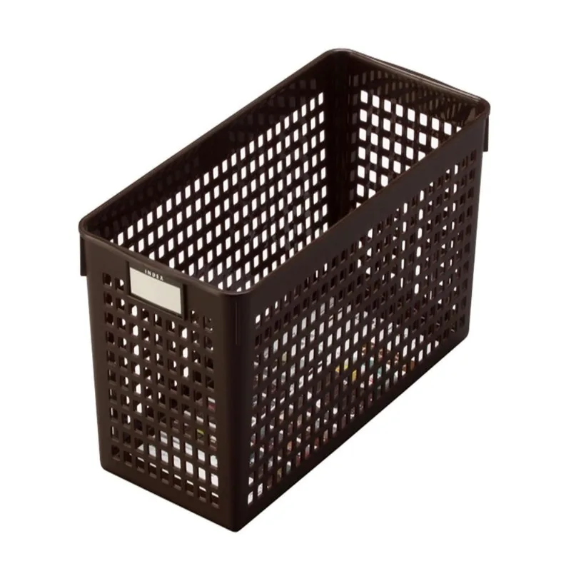 Cesto Organizador Watts Slim 13,3x29,1x12,5cm Marrom (MP)