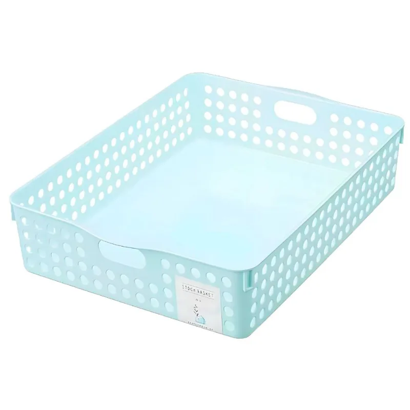 Cesto Organizador Watts A4 Azul Claro 35,5x8,1x26,4cm (MP)