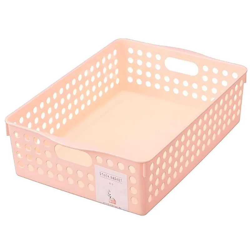 Cesto Organizador Watts B5 Salmão 21,3x30,2x8,7cm (MP)
