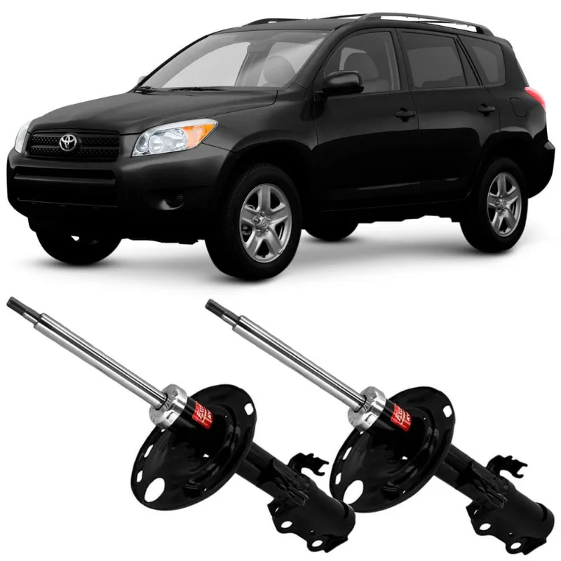 2 Amortecedores Toyota Rav4 06 A 12 Dianteiro Le Ld Kayaba