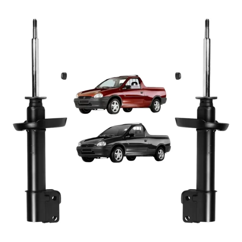 2 Amortecedores Kayaba Dianteiros Pressurizados Corsa Pickup 1995 A 2003 Todos os Modelos