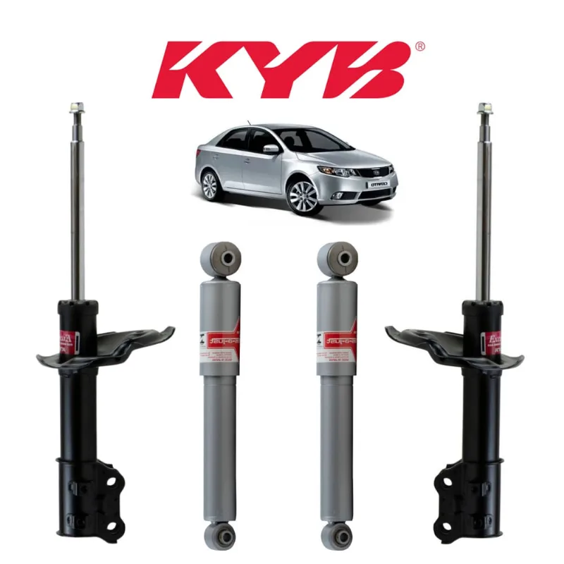 2 Amortecedor Dianteiro + 2 Amortecedor Traseiro Kayaba Kia Cerato 2011 Direito/Esquerdo