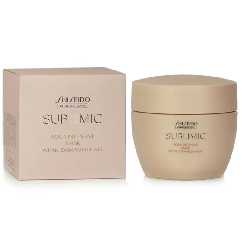 Máscara capilar Shiseido Sublimic Aqua Intensive para cabelos fracos
