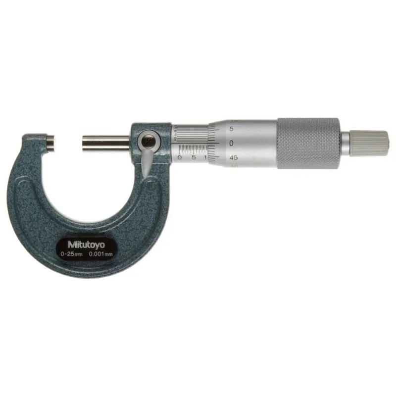 Micrômetro externo 0 - 25,0 mm graduação 0,001 mm 103-129 - MITUTOYO - MITUTOYO