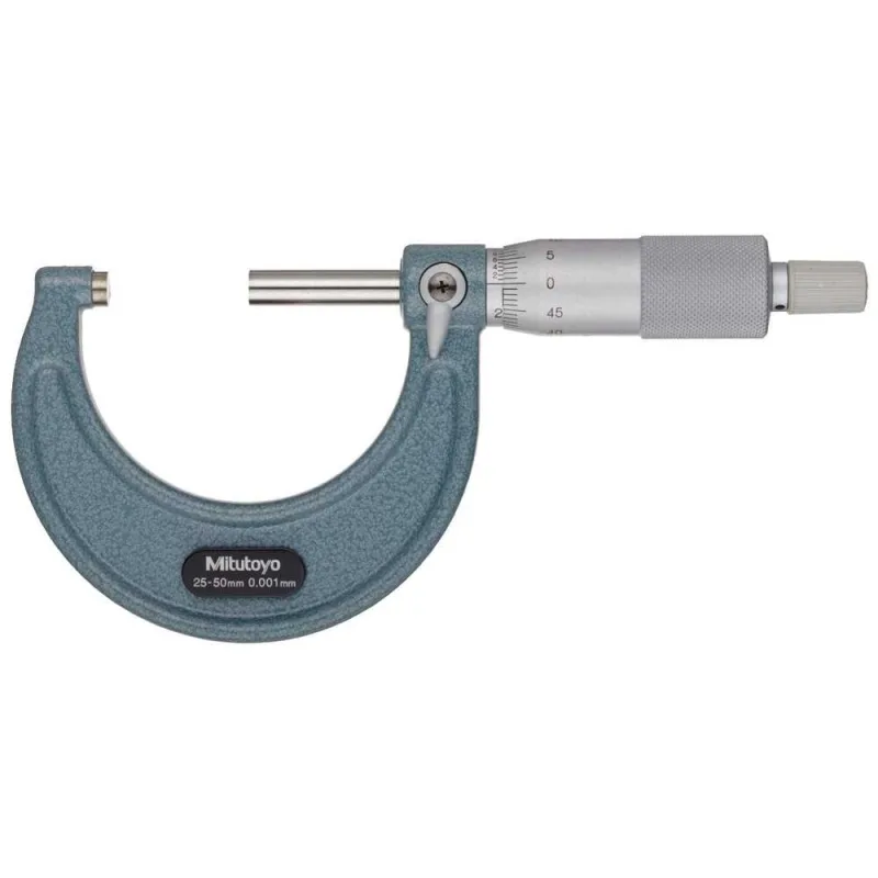 Micrômetro externo 25 mm - 50 mm graduação 0,001 mm 103-130 - MITUTOYO - MITUTOYO