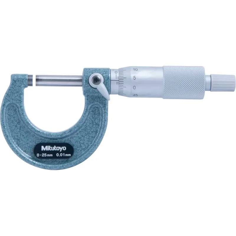 Micrômetro Externo Analógico 0 a 25mm Resolução 0,01mm 103-137 - Mitutoyo - MITUTOYO