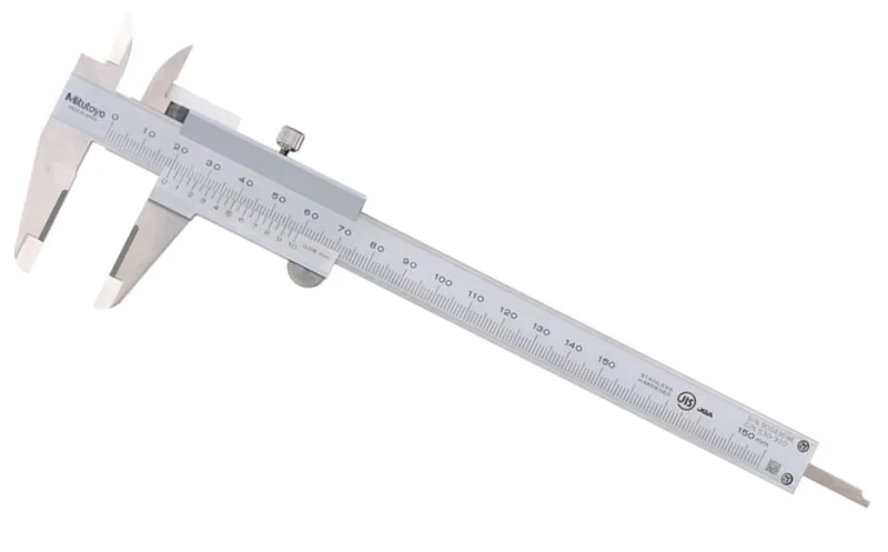 Paquímetro 150mm Quadrado Bico Metal Duro Longo (0,05mm) - Mitutoyo - MITUTOYO