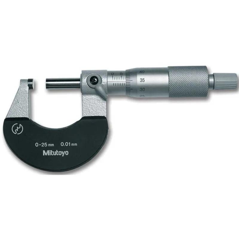 Micrômetro Externo 0 A25 (0,01mm ) com Catraca - Mitutoyo - MITUTOYO