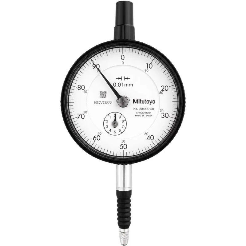 Relógio comparador 0,01 mm x 10 mm 2046S-60 - MITUTOYO - MITUTOYO