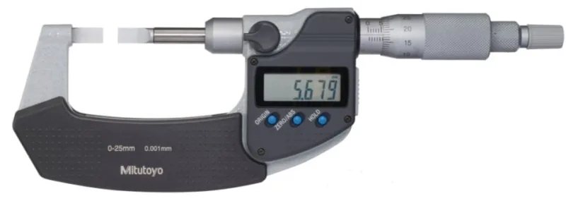 Micrometro ExTipo 0A 25 mm (0,001 mm ) Digital com Ponta Mod."A" 422-230-30 Mitutoyo - MITUTOYO