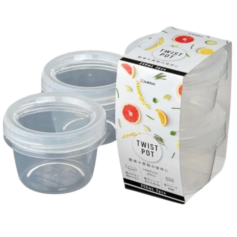 Conjunto De Potes Watts 250ml 2 Peças Twist Pot Nakaya 39454 (MP)