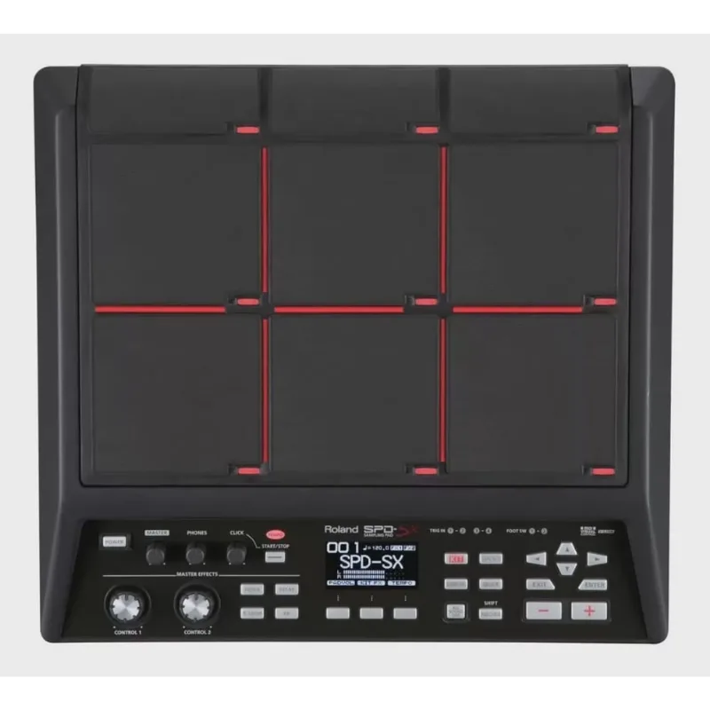 Bateria Eletrônica Roland Spd Sx Sampling Pad Com Cor Preto