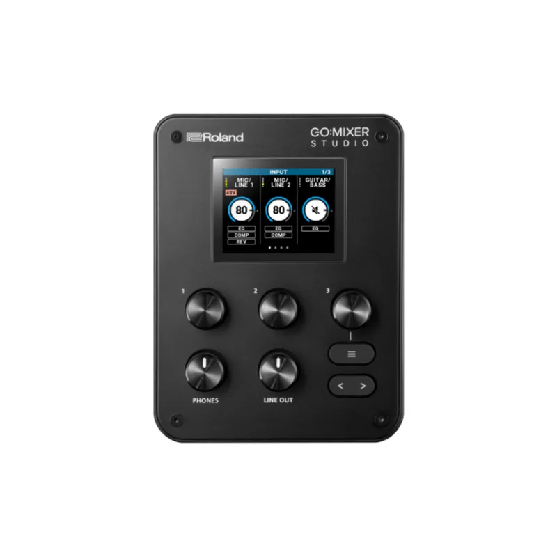 Roland GO:MIXER STUDIO | Interface e mixer de áudio GOMIXERST