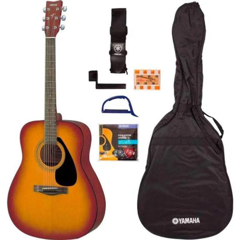 Kit De Violão Acústico Yamaha F310p Tbs + Capa + Acessórios [f002]