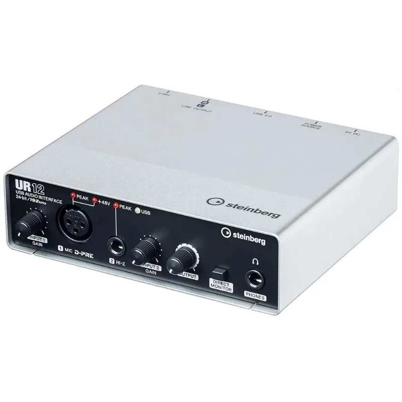 Interface De Audio Portátil Ur12 2 Canais Steinberg Yamaha
