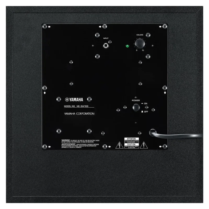 Subwoofer Para Home Theater 10 NS-SW100 bl - Yamaha