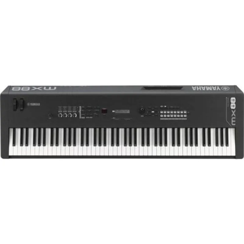 Teclado Sintetizador MX88BK com 88 Teclas Ponderadas GHS e Full Concert Grand Piano Voice Preto - Yamaha