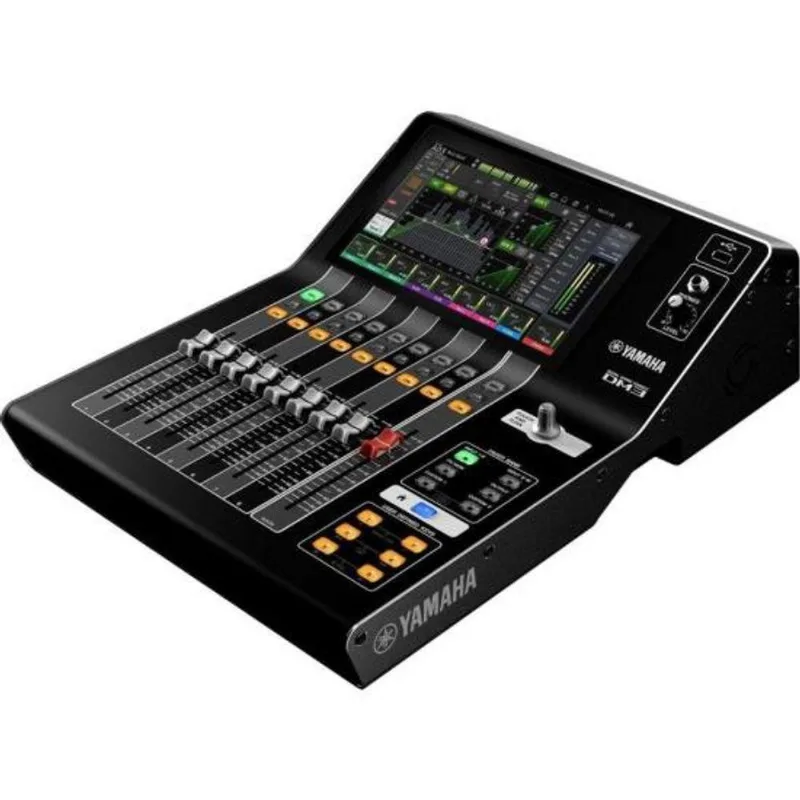 Mesa De Som Digital Dm3 Com 16 Canais Mono E Interface Dante Preto Yamaha