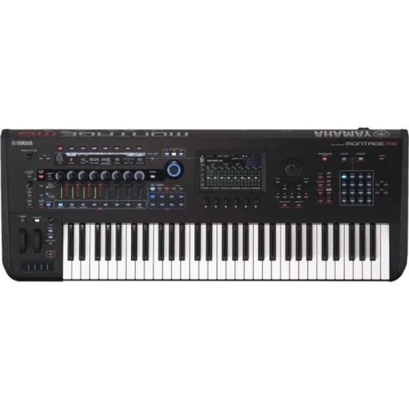 Teclado Sintetizador Montage M6 com 61 Teclas com Aftertouch e Motion Control Synthesis Preto Yamaha - Yamaha