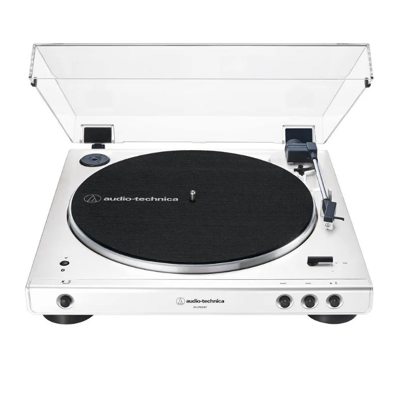 Toca Discos Automático Audiotechnica Bluetooth Branco Bivolt