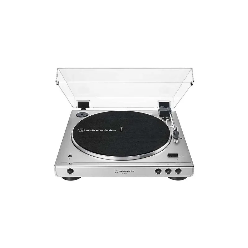 Toca-discos Audio-technica At-lp60xbt-sv Bluetooth Prata