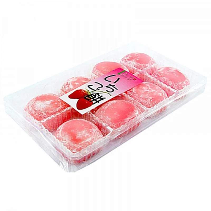 DOCE DE ARROZ COM RECH MORANGO MOCHI ICHIGO 200G - MORANGO