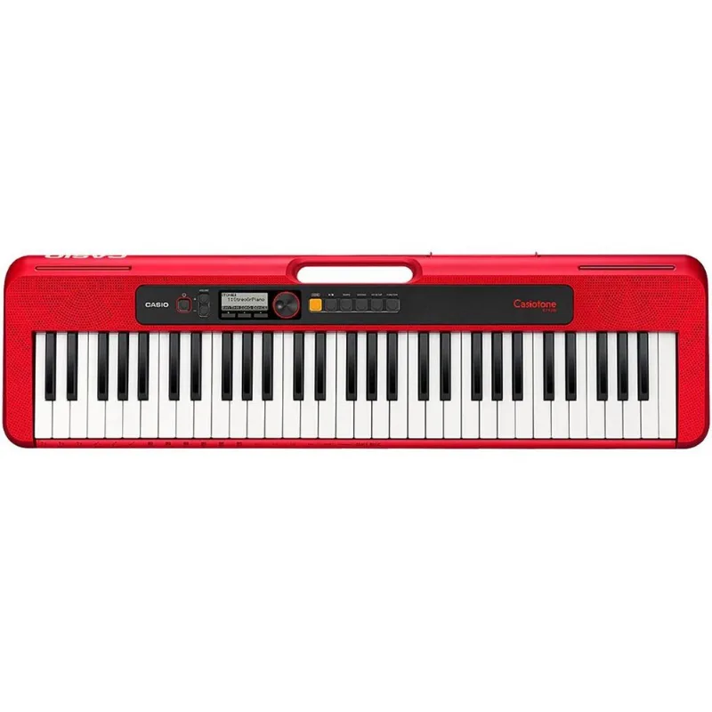 Teclado Casio Casiotone Modelo Estudante Vermelho CT-S200RDC2-BR