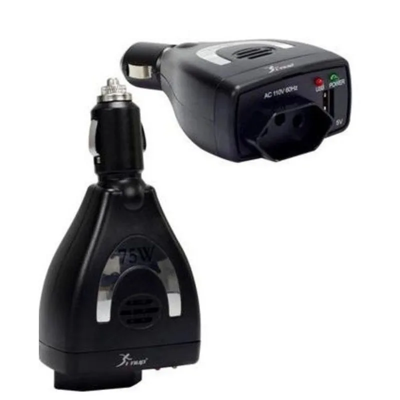 Inversor Tensao Veicular De 12v Para 110v - 75w Kp-552 Knup